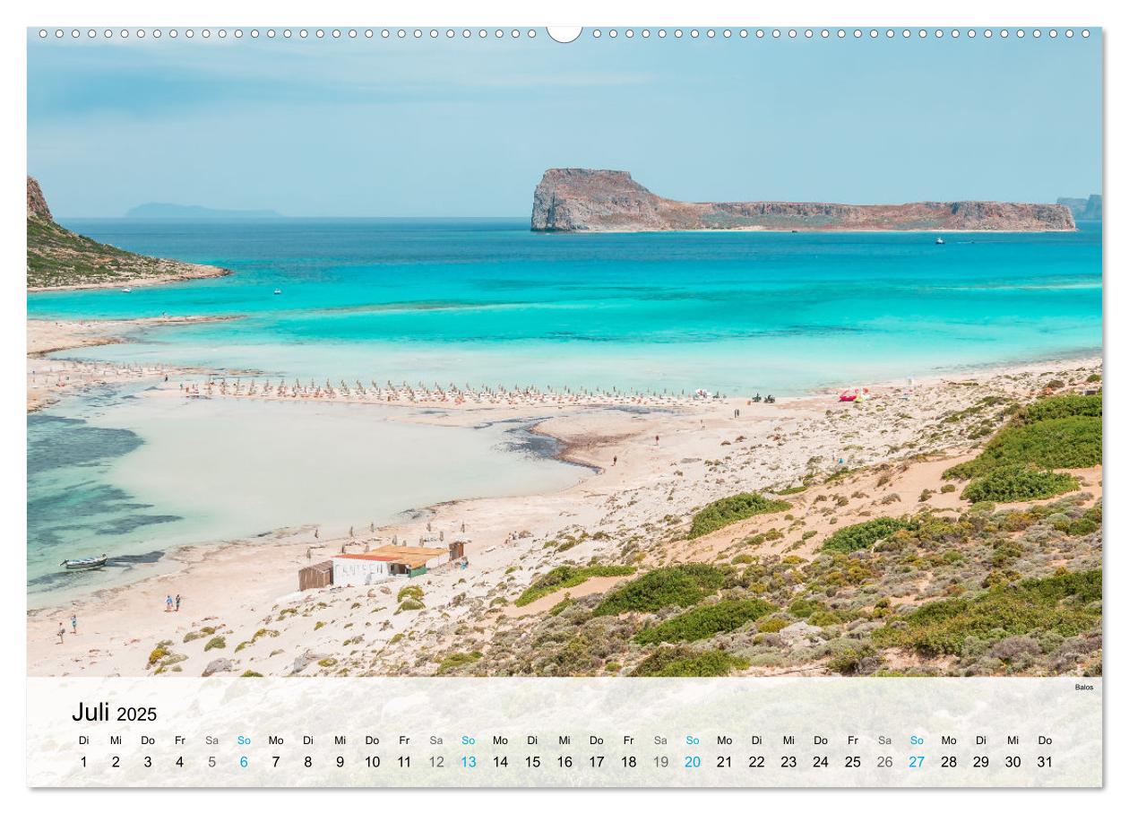 Bild: 9783383925658 | Kreta - Die schönsten Strände (Wandkalender 2025 DIN A2 quer),...