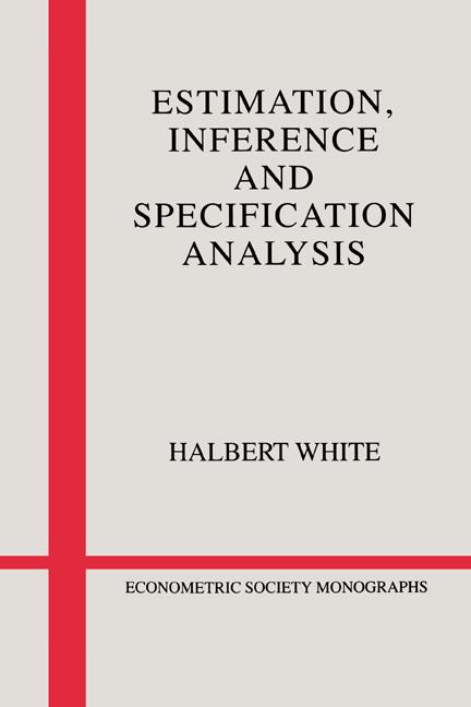 Cover: 9780521252805 | Estimation, Inference and Specification Analysis | Halbert White