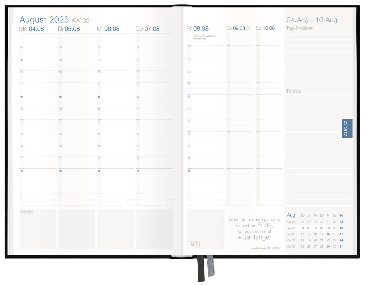 Bild: 4029357084408 | Business-Timer 2025 12 MONATE [Grau-Rosè] | Andreas Reiter | Kalender