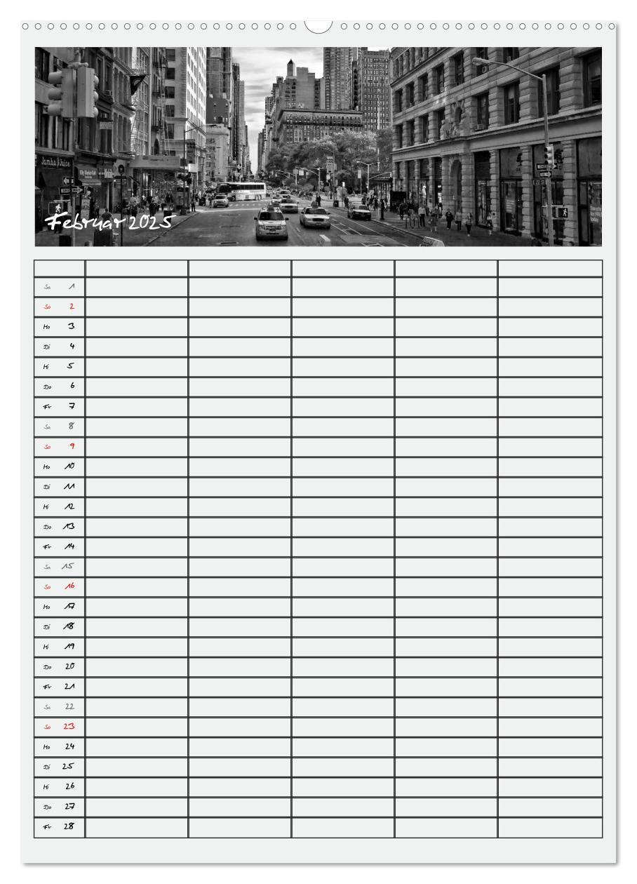 Bild: 9783457078457 | NEW YORK CITY Teamplaner (Wandkalender 2025 DIN A2 hoch), CALVENDO...