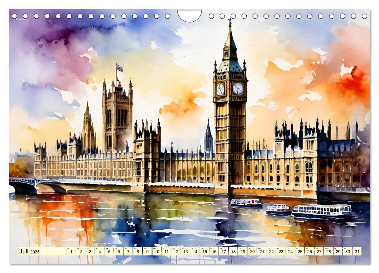 Bild: 9783457175019 | London - Metropole auf der Insel (Wandkalender 2025 DIN A4 quer),...