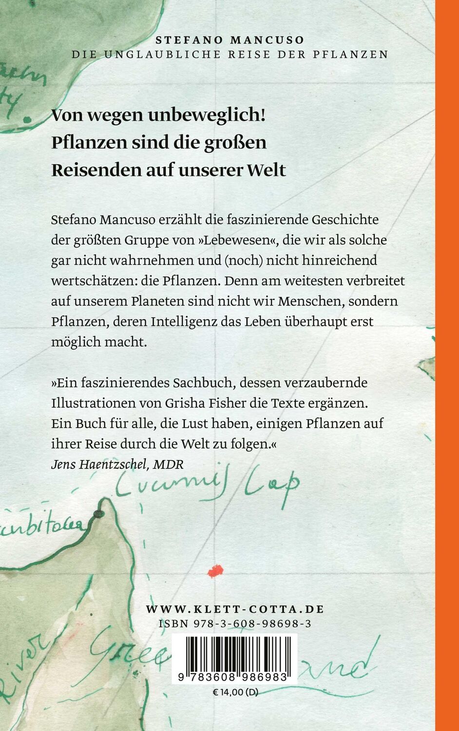 Rückseite: 9783608986983 | Die unglaubliche Reise der Pflanzen | Stefano Mancuso | Taschenbuch