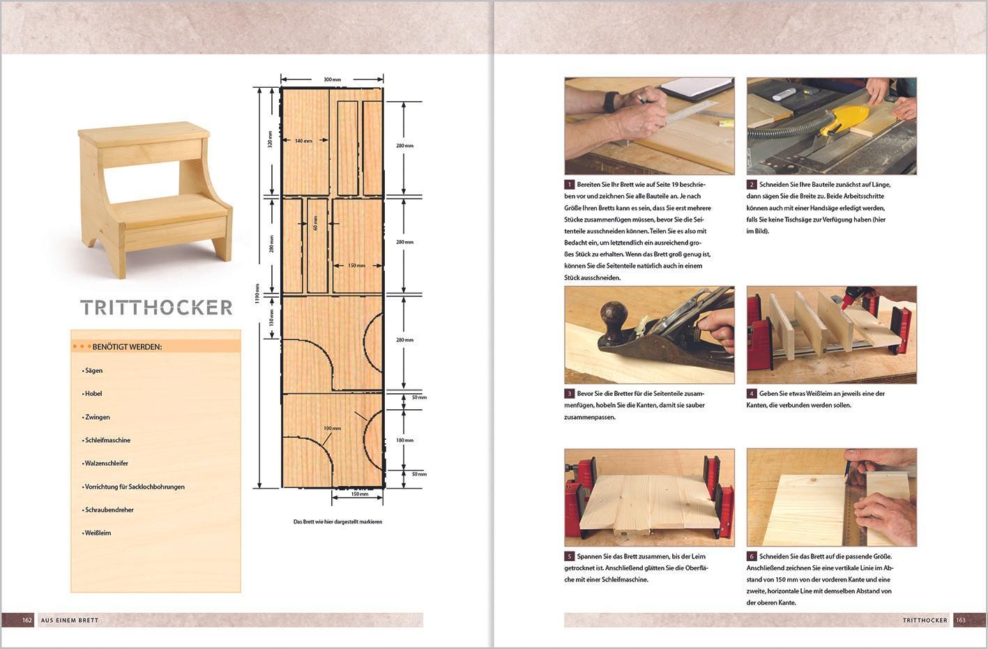 Bild: 9783784355238 | Aus einem Brett | Einfache Holzprojekte | Andy Standing | Taschenbuch