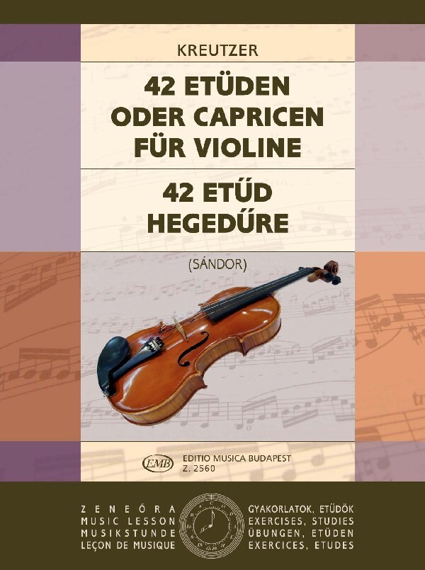 Cover: 9790080025604 | KREUTZER: 42 Studies and Caprices Violin ( | Rudolf Kreutzer | Buch