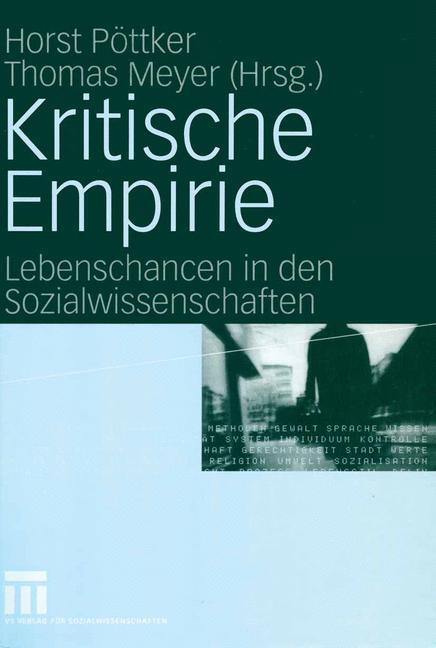 Cover: 9783322805010 | Kritische Empirie | Thomas Meyer (u. a.) | Taschenbuch | Paperback