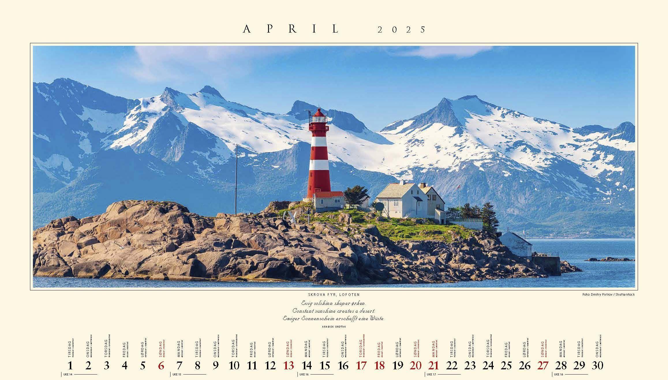 Bild: 9783930232963 | Panorama Norwegen 2025 Wandkalender | Kalenderforlaget | Kalender