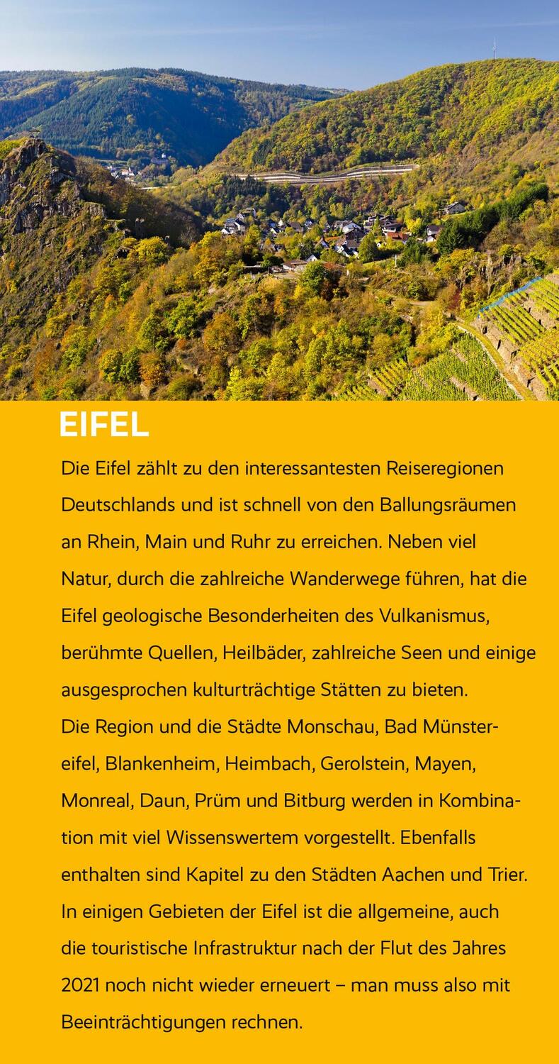 Bild: 9783897946828 | TRESCHER Reiseführer Eifel | Alexander Richter | Taschenbuch | 208 S.