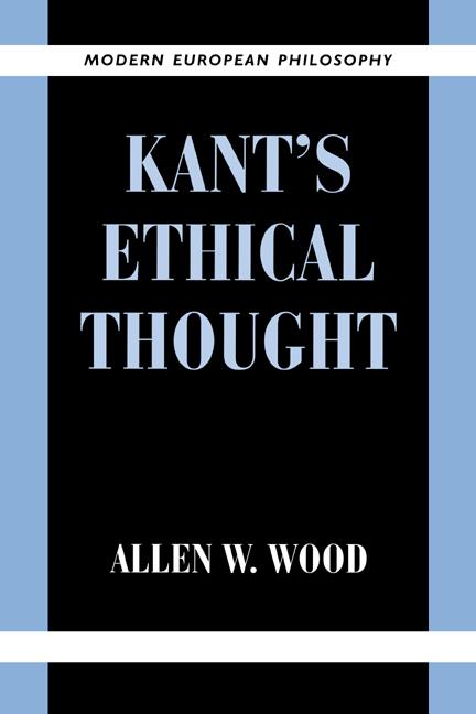 Cover: 9780521648363 | Kant's Ethical Thought | Allen W. Wood | Taschenbuch | Englisch | 2006