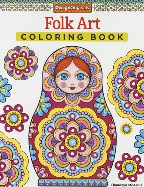 Cover: 9781574219593 | Folk Art Coloring Book | Thaneeya Mcardle | Taschenbuch | Englisch