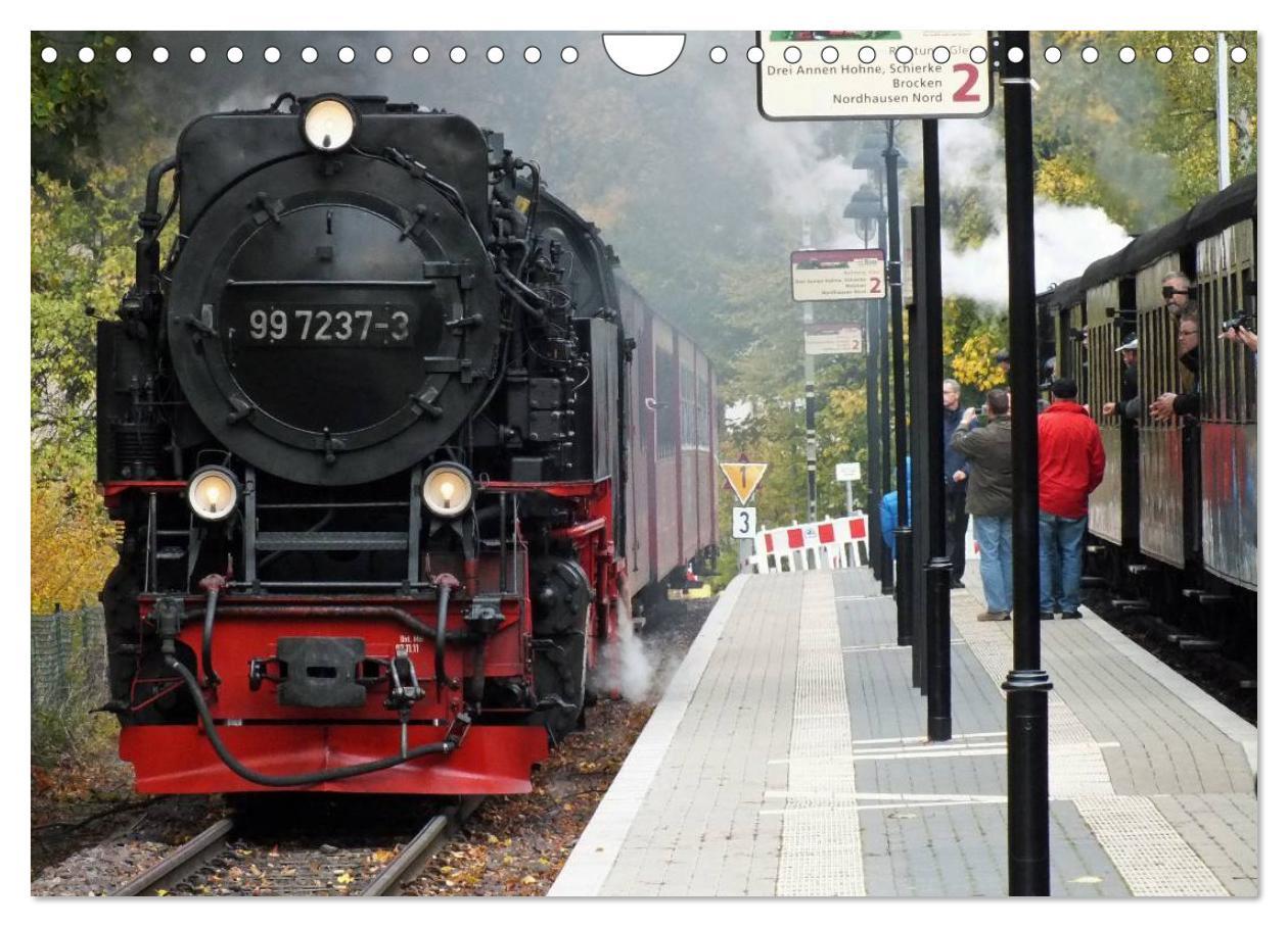 Bild: 9783435670260 | Unter Dampf durch den Harz (Wandkalender 2025 DIN A4 quer),...