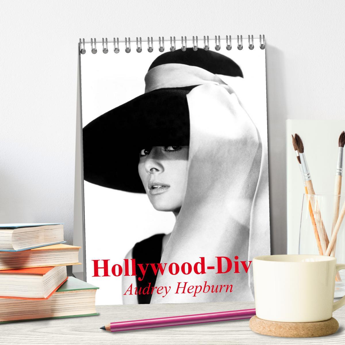 Bild: 9783457047057 | Hollywood-Diva - Audrey Hepburn (Tischkalender 2025 DIN A5 hoch),...