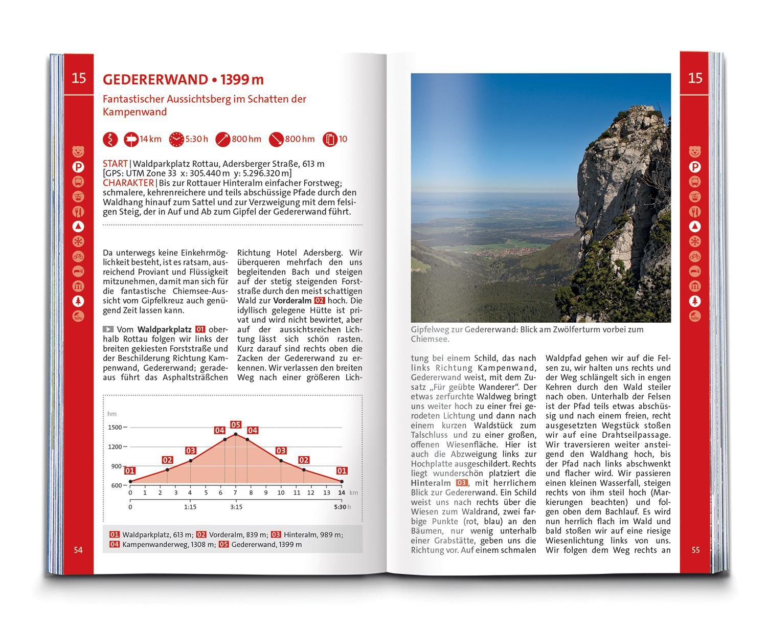 Bild: 9783991218142 | KOMPASS Wanderführer Chiemgauer Alpen, 65 Touren | Walter Theil | Buch