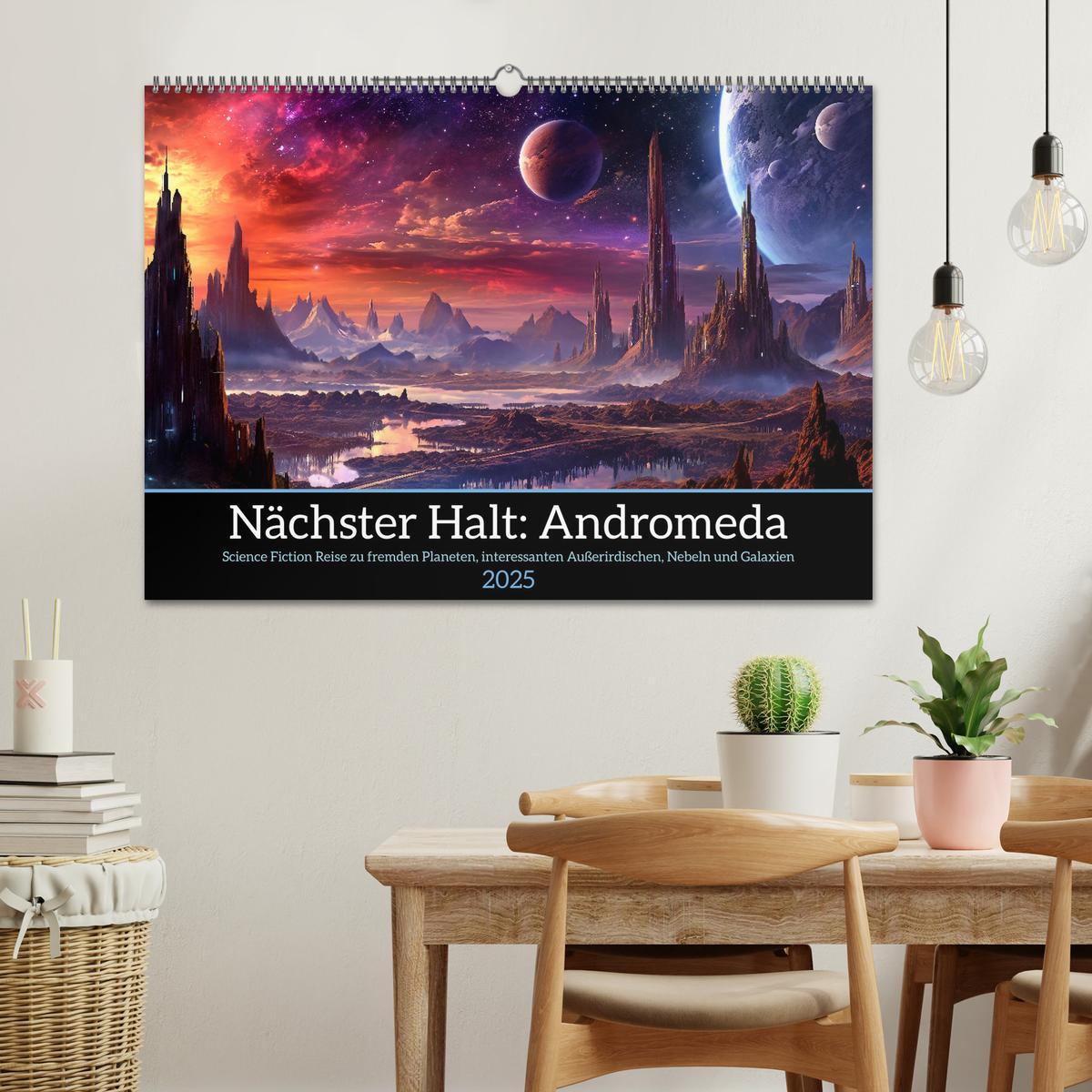 Bild: 9783383899997 | Nächster Halt Andromeda (Wandkalender 2025 DIN A2 quer), CALVENDO...