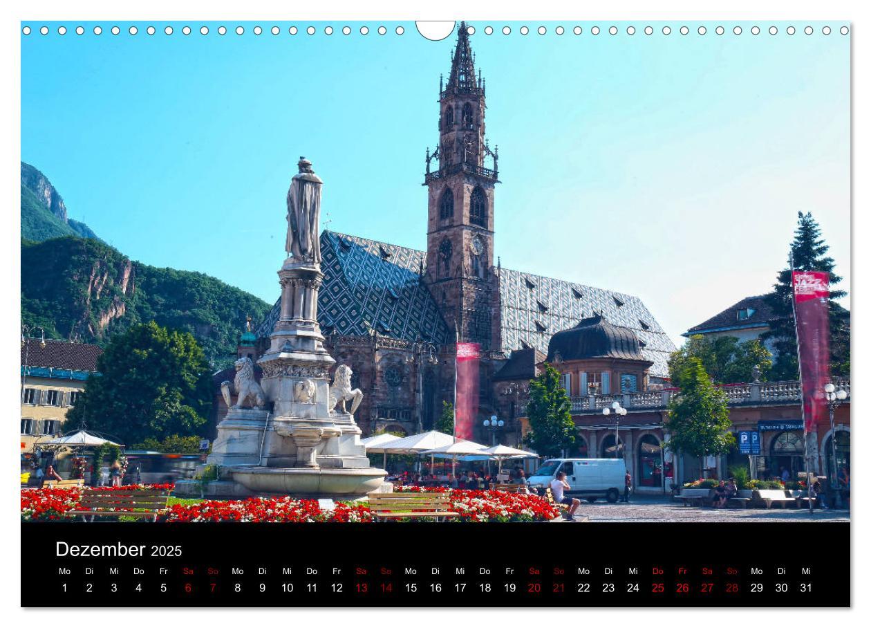 Bild: 9783435377640 | Bozen 2025 (Wandkalender 2025 DIN A3 quer), CALVENDO Monatskalender