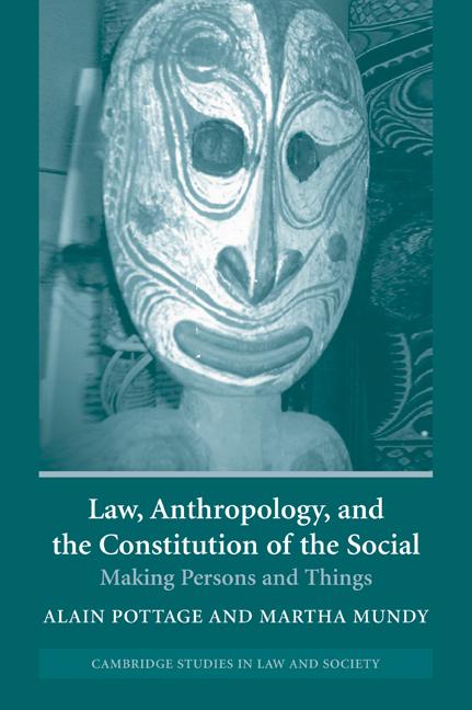 Cover: 9780521539456 | Law, Anthropology, and the Constitution of the Social | Taschenbuch