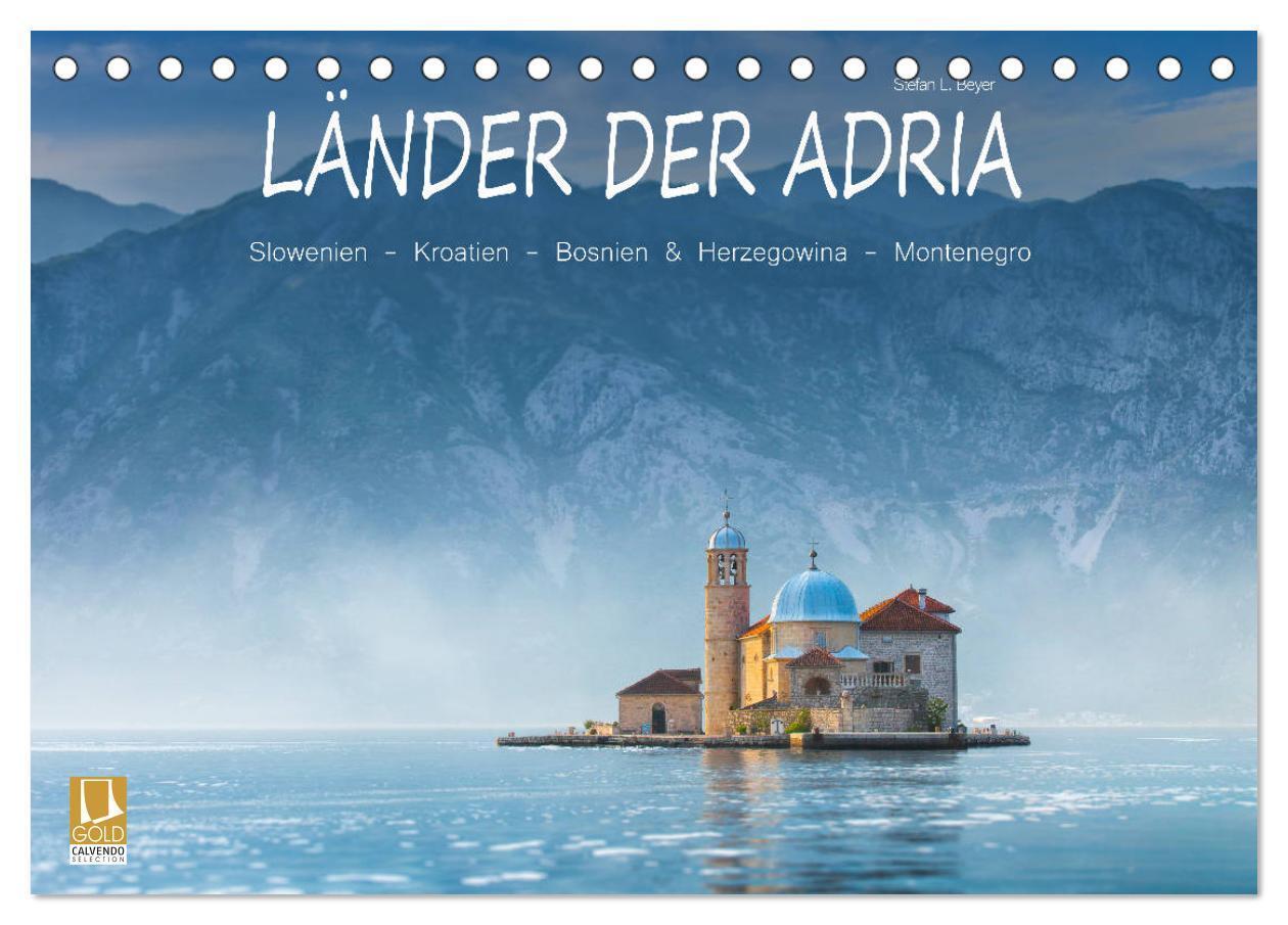 Cover: 9783435395453 | Länder der Adria (Tischkalender 2025 DIN A5 quer), CALVENDO...