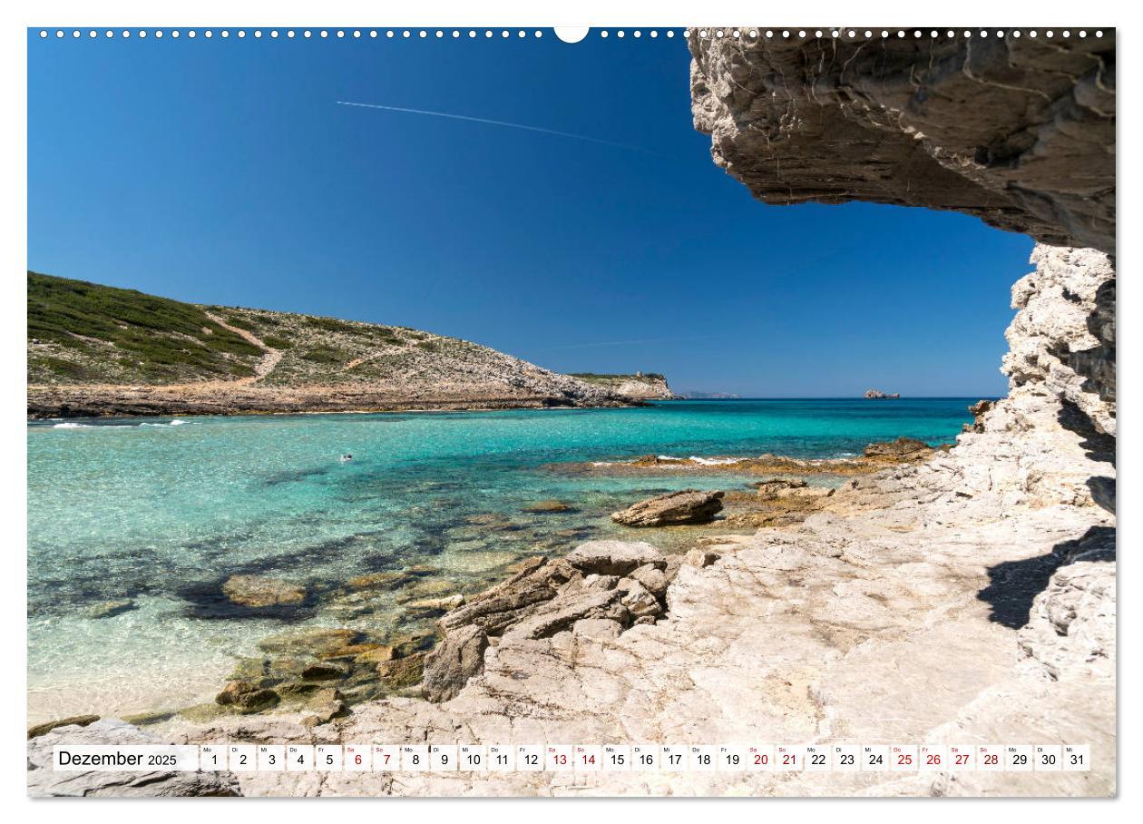 Bild: 9783435287826 | Traumstrände auf Mallorca (Wandkalender 2025 DIN A2 quer), CALVENDO...