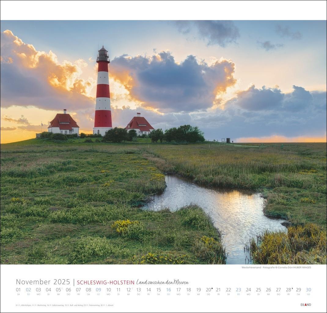 Bild: 9783964023117 | Schleswig-Holstein Edition Kalender 2025 - Land zwischen den Meeren