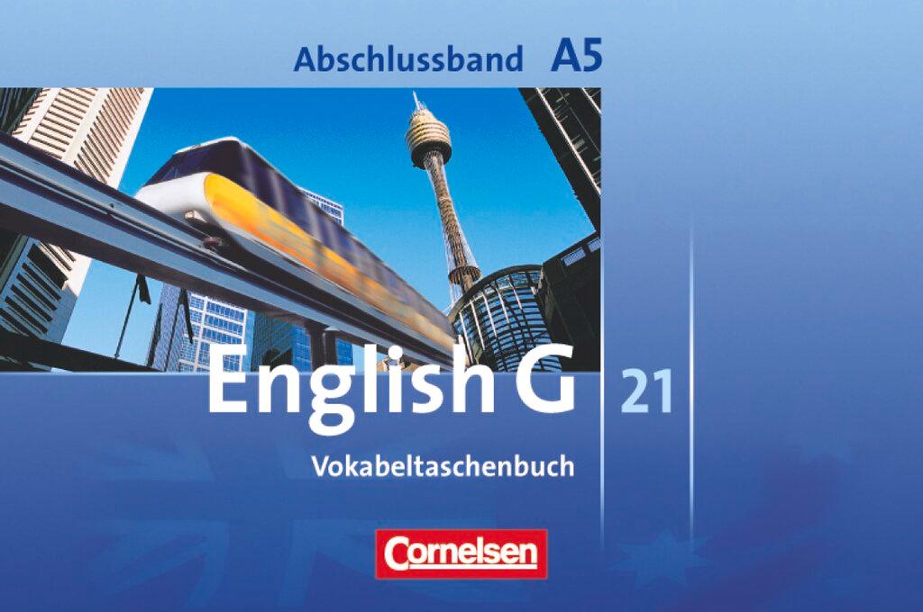 Cover: 9783060323173 | English G 21. Ausgabe A 5. Abschlussband. Vokabeltaschenbuch | Schwarz