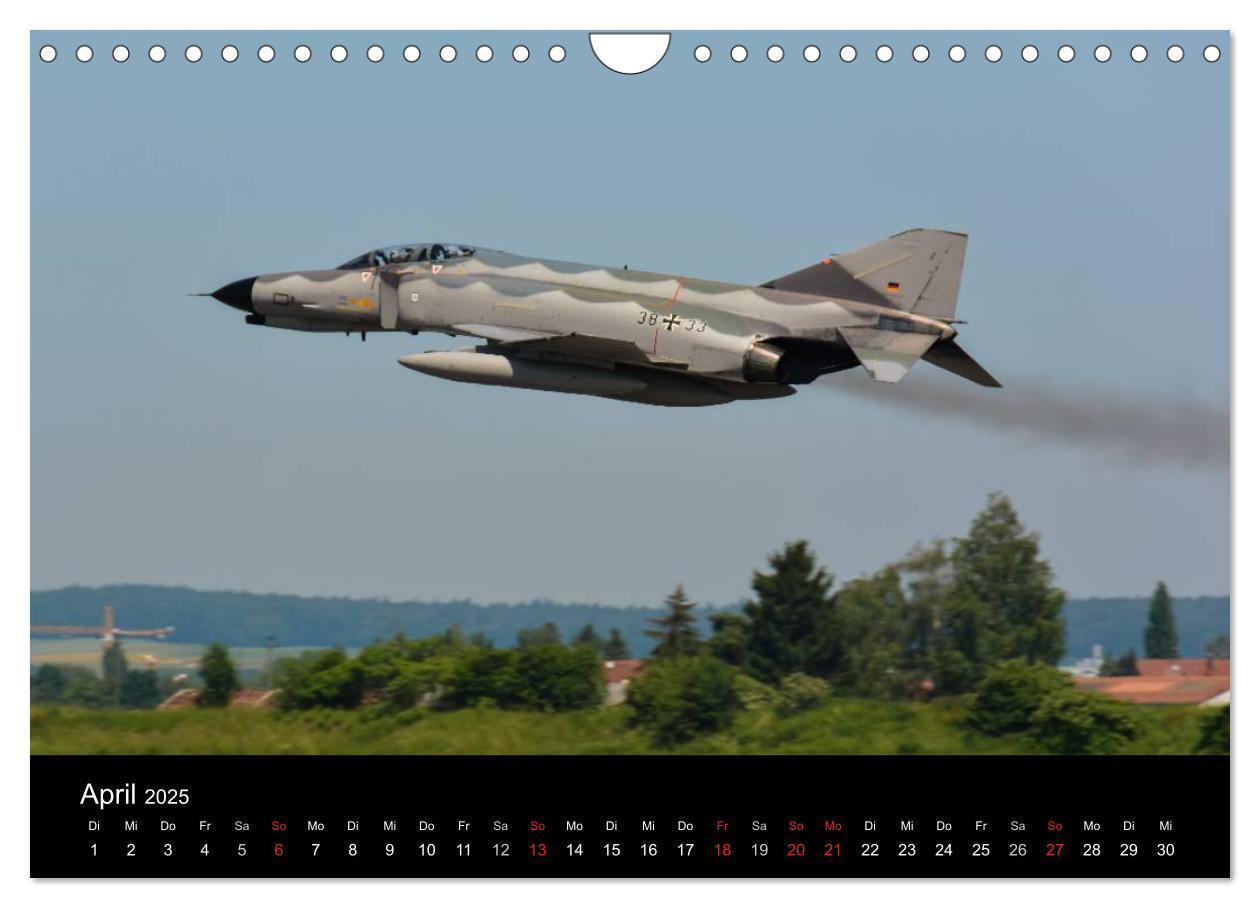 Bild: 9783435714544 | Phantoms bei der Luftwaffe (Wandkalender 2025 DIN A4 quer),...