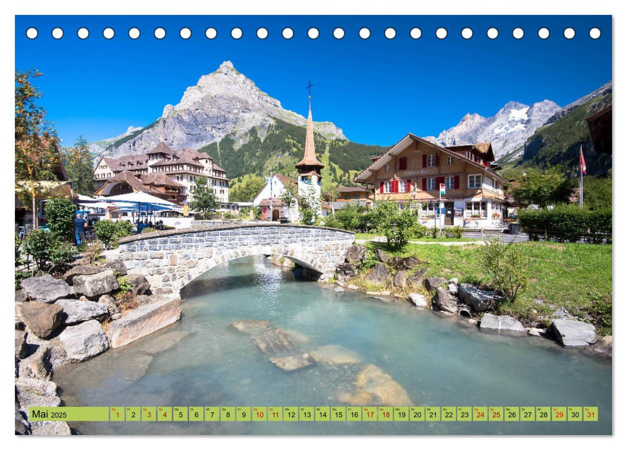 Bild: 9783435356577 | Alpentraum Kandersteg (Tischkalender 2025 DIN A5 quer), CALVENDO...