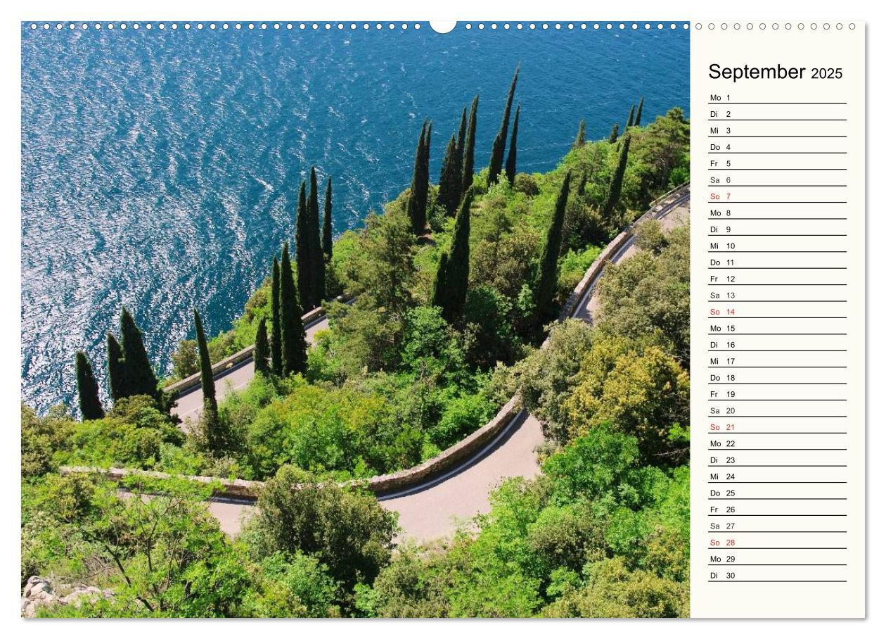 Bild: 9783435530458 | Gardasee (Wandkalender 2025 DIN A2 quer), CALVENDO Monatskalender