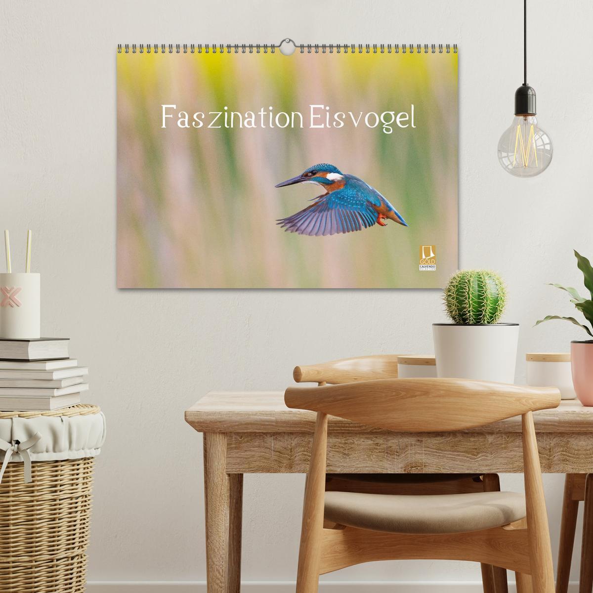 Bild: 9783435503599 | Faszination Eisvogel (Wandkalender 2025 DIN A3 quer), CALVENDO...