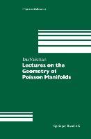 Cover: 9783034896498 | Lectures on the Geometry of Poisson Manifolds | Izu Vaisman | Buch