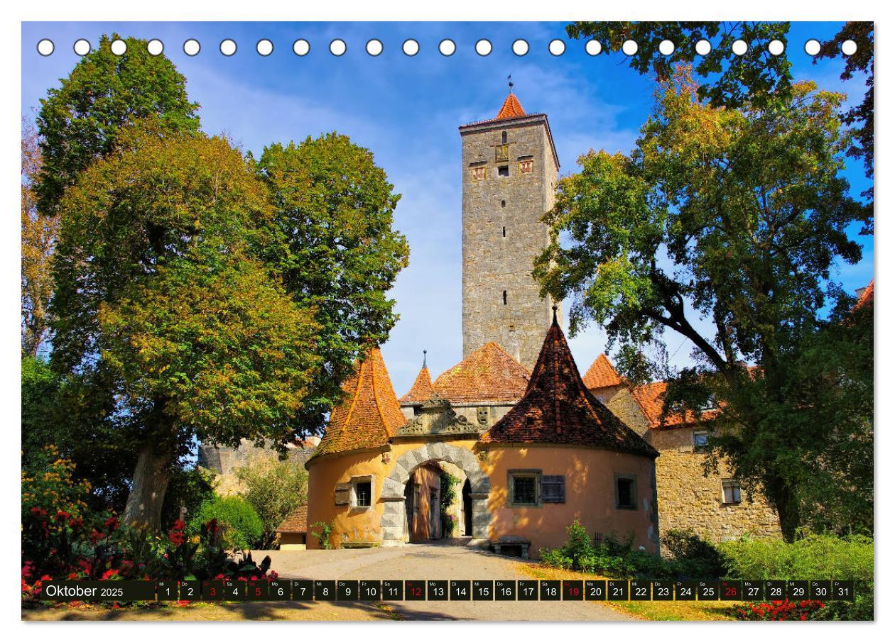 Bild: 9783435280773 | Rothenburg o. d. Tauber - Perle des Taubertales (Tischkalender 2025...