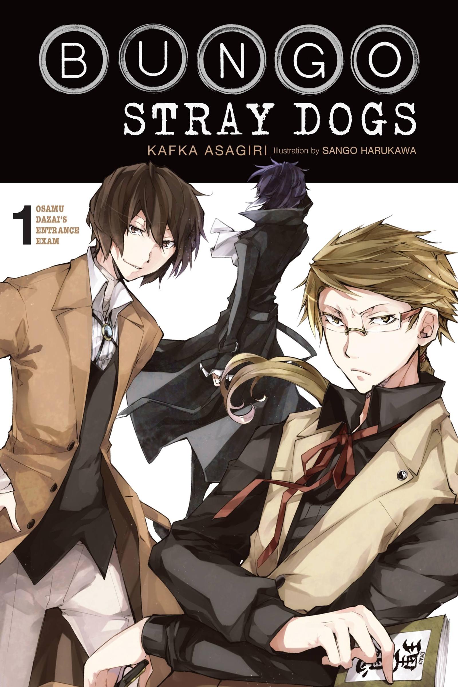 Cover: 9781975303228 | Bungo Stray Dogs, Vol. 1 (Light Novel) | Osamu Dazai's Entrance Exam