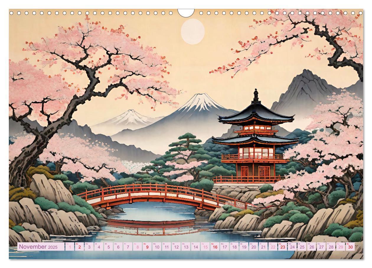 Bild: 9783383824982 | Hanami in Japan (Wandkalender 2025 DIN A3 quer), CALVENDO...