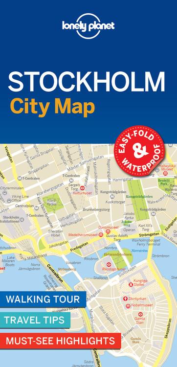 Cover: 9781787014480 | Lonely Planet Stockholm City Map | Lonely Planet | (Land-)Karte | Map