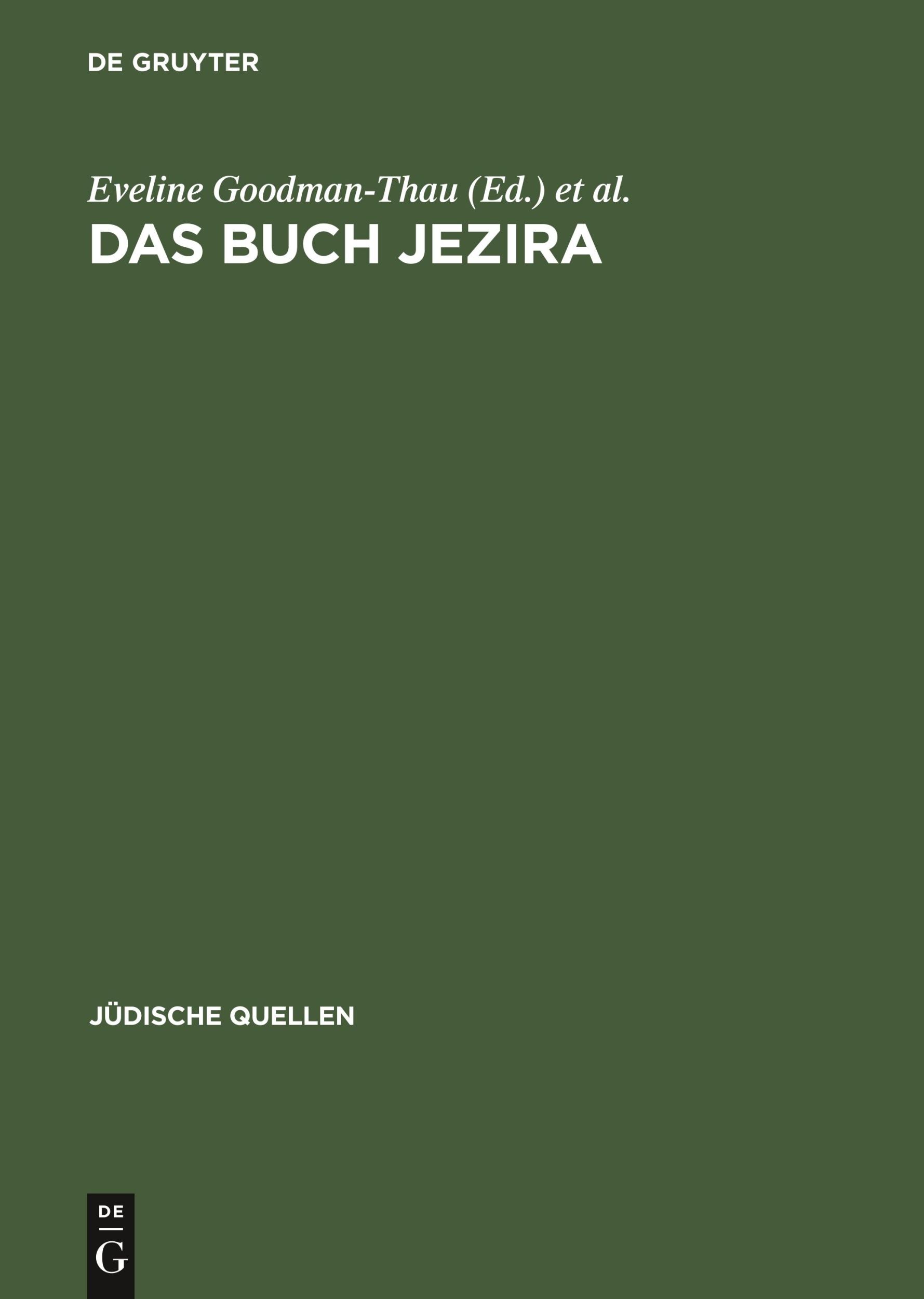 Cover: 9783050023137 | Das Buch Jezira | Christoph Schulte (u. a.) | Buch | VIII | Deutsch