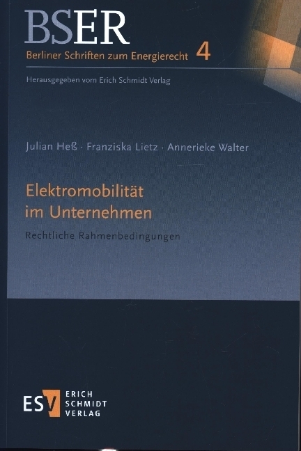 Cover: 9783503181797 | Elektromobilität im Unternehmen | Rechtliche Rahmenbedingungen | Buch