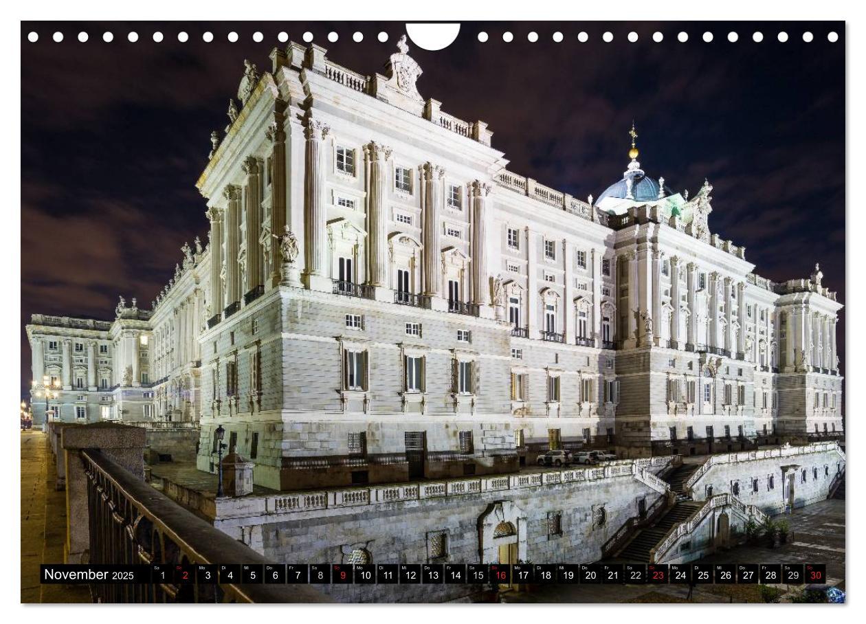 Bild: 9783435517800 | Madrid bei Nacht (Wandkalender 2025 DIN A4 quer), CALVENDO...