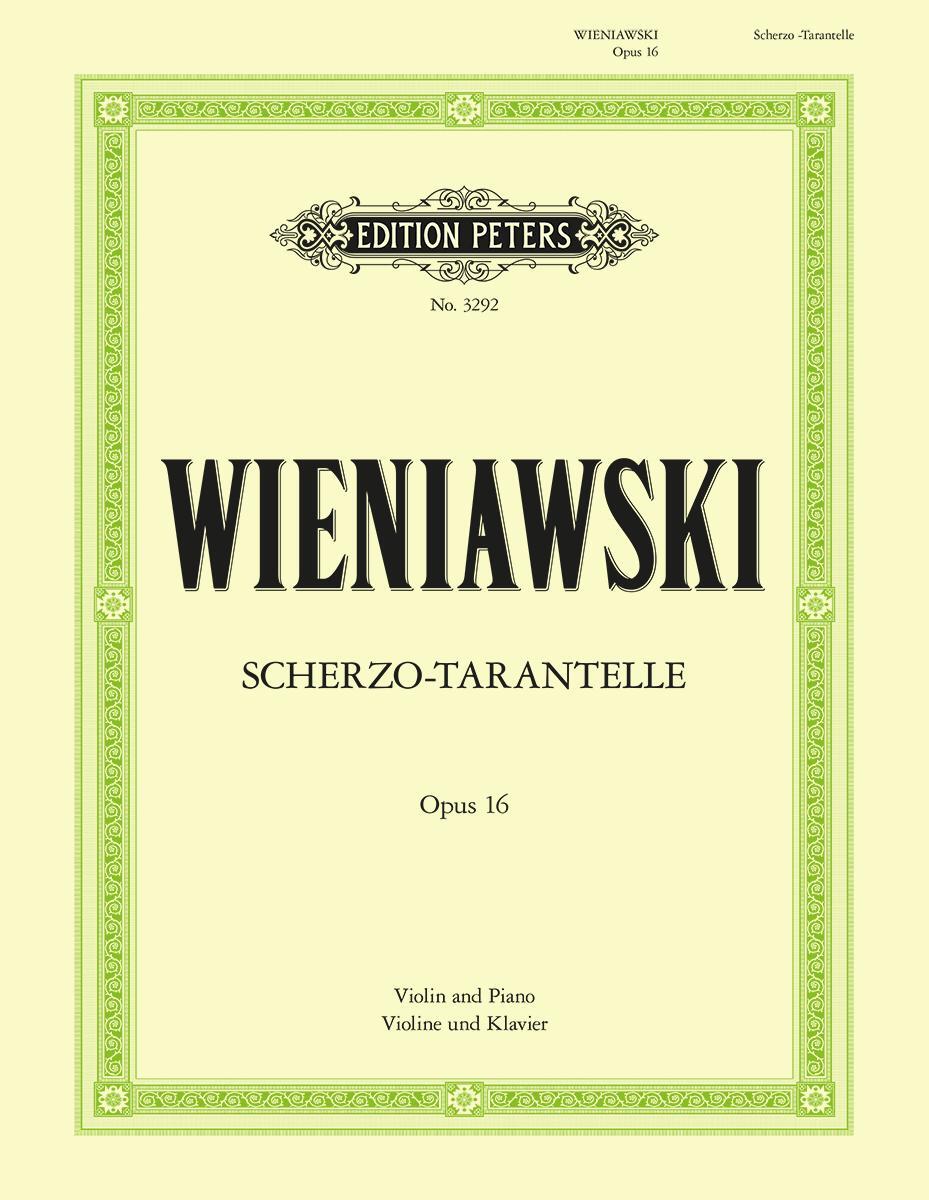 Cover: 9790014015350 | Scherzo-Tarantelle Op. 16 for Violin and Piano | Henryk Wieniawski