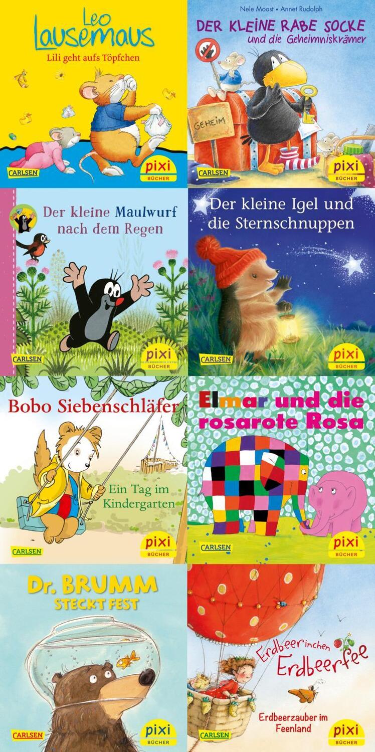 Cover: 9783551044648 | Pixi-8er-Set 254: Die beliebtesten Bilderbuch-Helden bei Pixi (8x1...