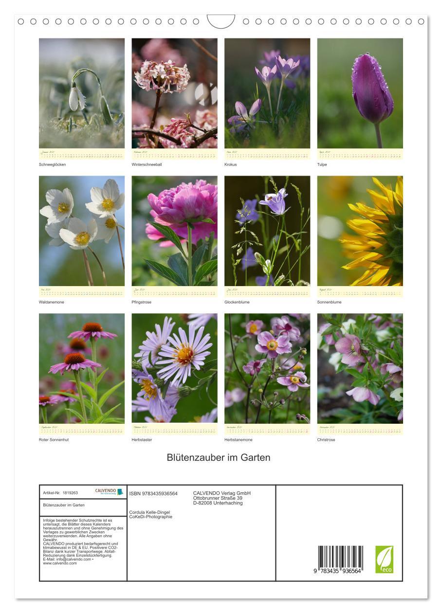 Bild: 9783435936564 | Blütenzauber im Garten (Wandkalender 2025 DIN A3 hoch), CALVENDO...