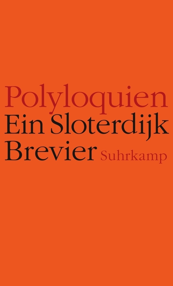 Cover: 9783518427750 | Polyloquien | Ein Brevier | Peter Sloterdijk | Buch | 86 S. | Deutsch