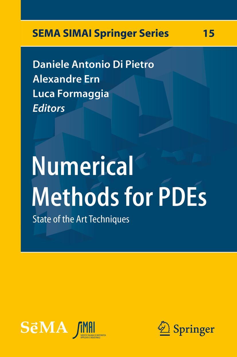 Cover: 9783319946757 | Numerical Methods for PDEs | State of the Art Techniques | Buch | xv