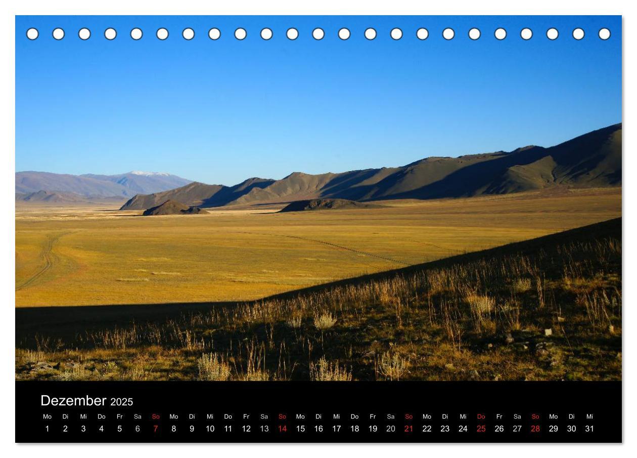 Bild: 9783435718368 | Einsame Mongolei (Tischkalender 2025 DIN A5 quer), CALVENDO...