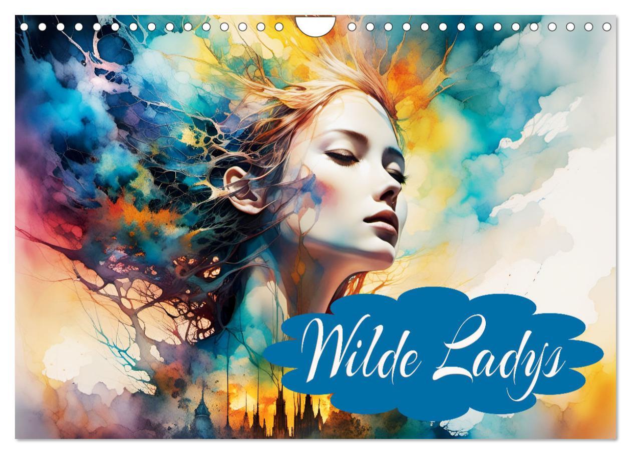 Cover: 9783383816291 | Wilde Ladys (Wandkalender 2025 DIN A4 quer), CALVENDO Monatskalender