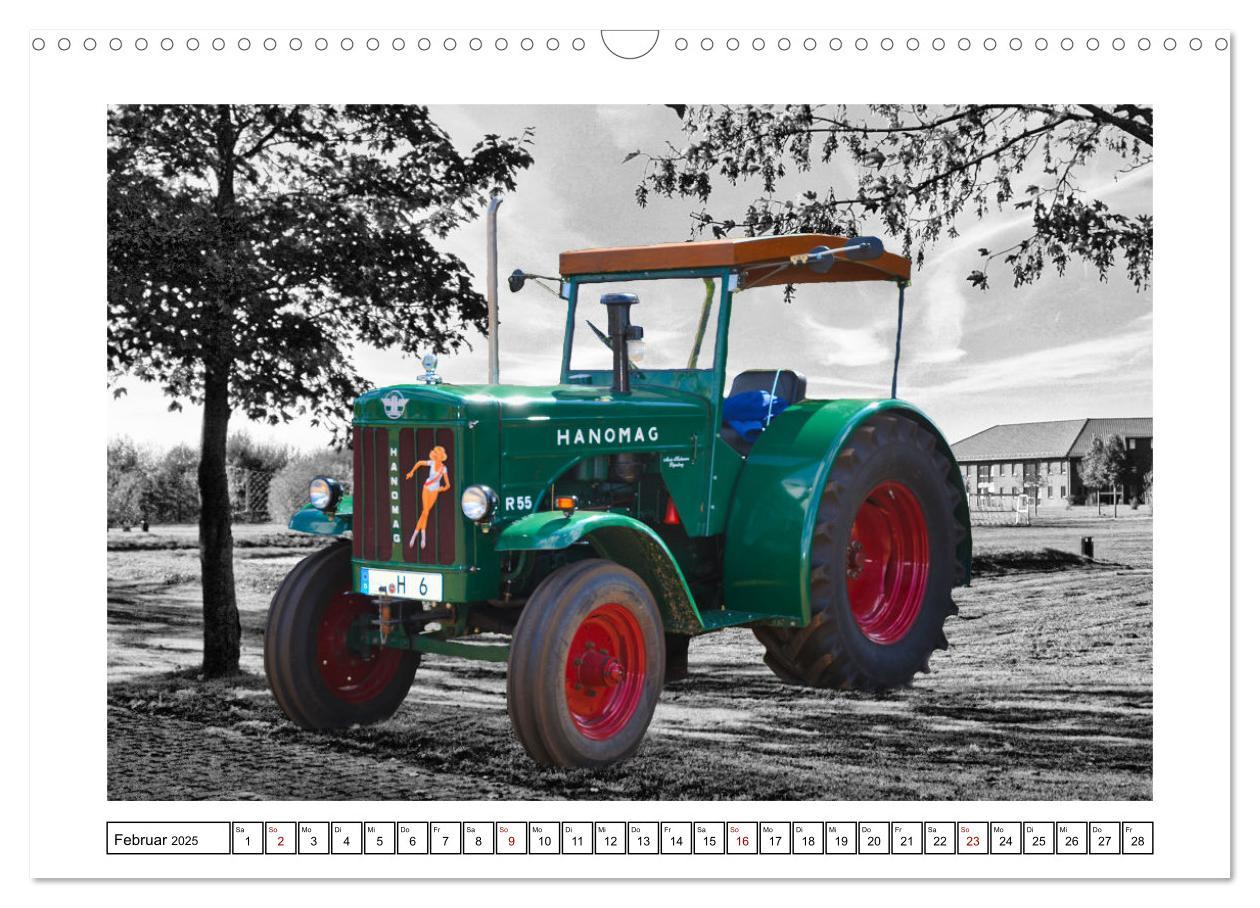 Bild: 9783383942808 | HANOMAG und LANZ Oldtimer Modelle (Wandkalender 2025 DIN A3 quer),...