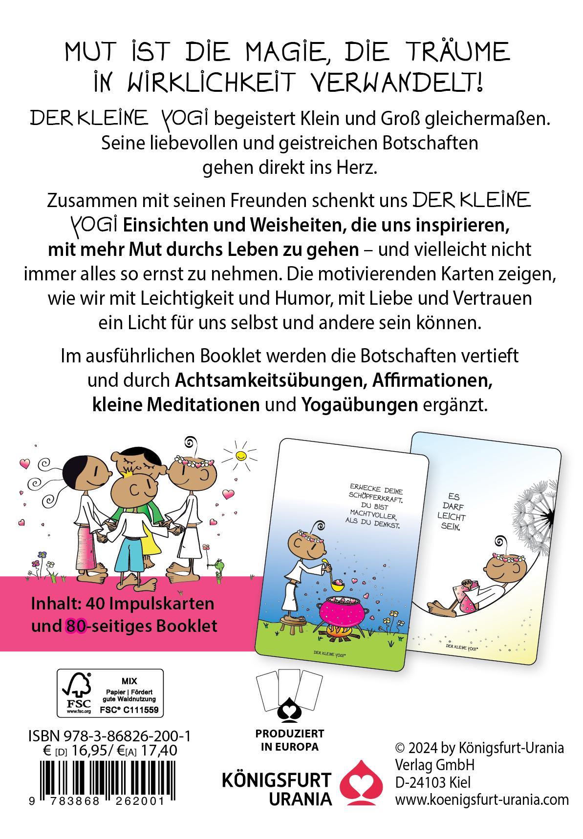 Rückseite: 9783868262001 | Der kleine Yogi - Mut Botschaften | Barbara Liera Schauer | Buch