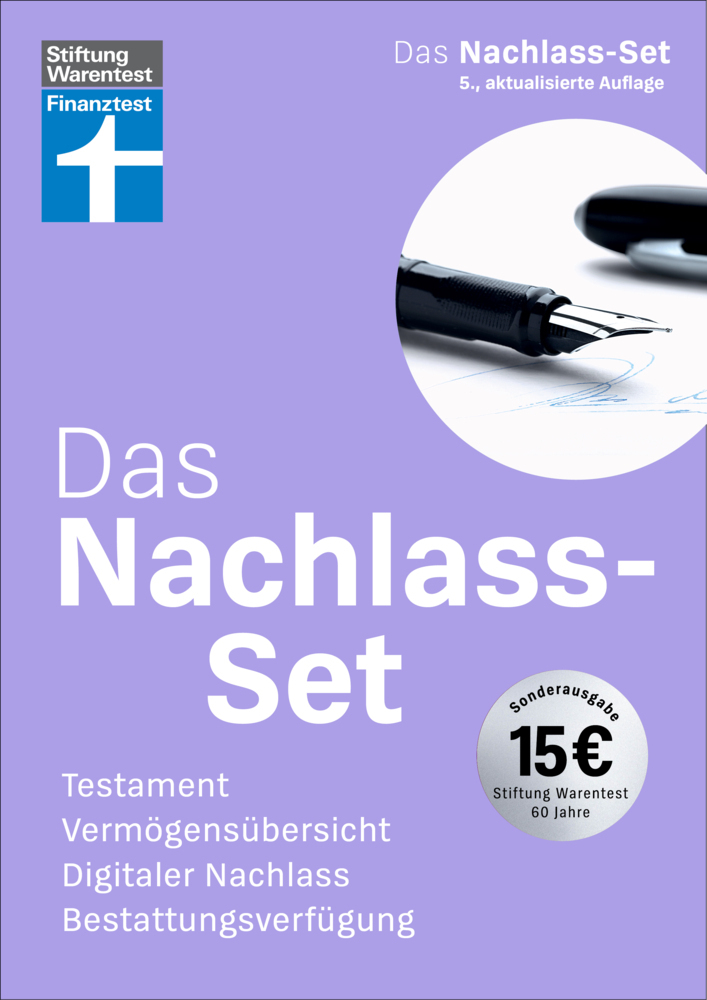 Cover: 9783747107379 | Das Nachlass-Set | Stiftung Warentest | Taschenbuch | Deutsch | 2024