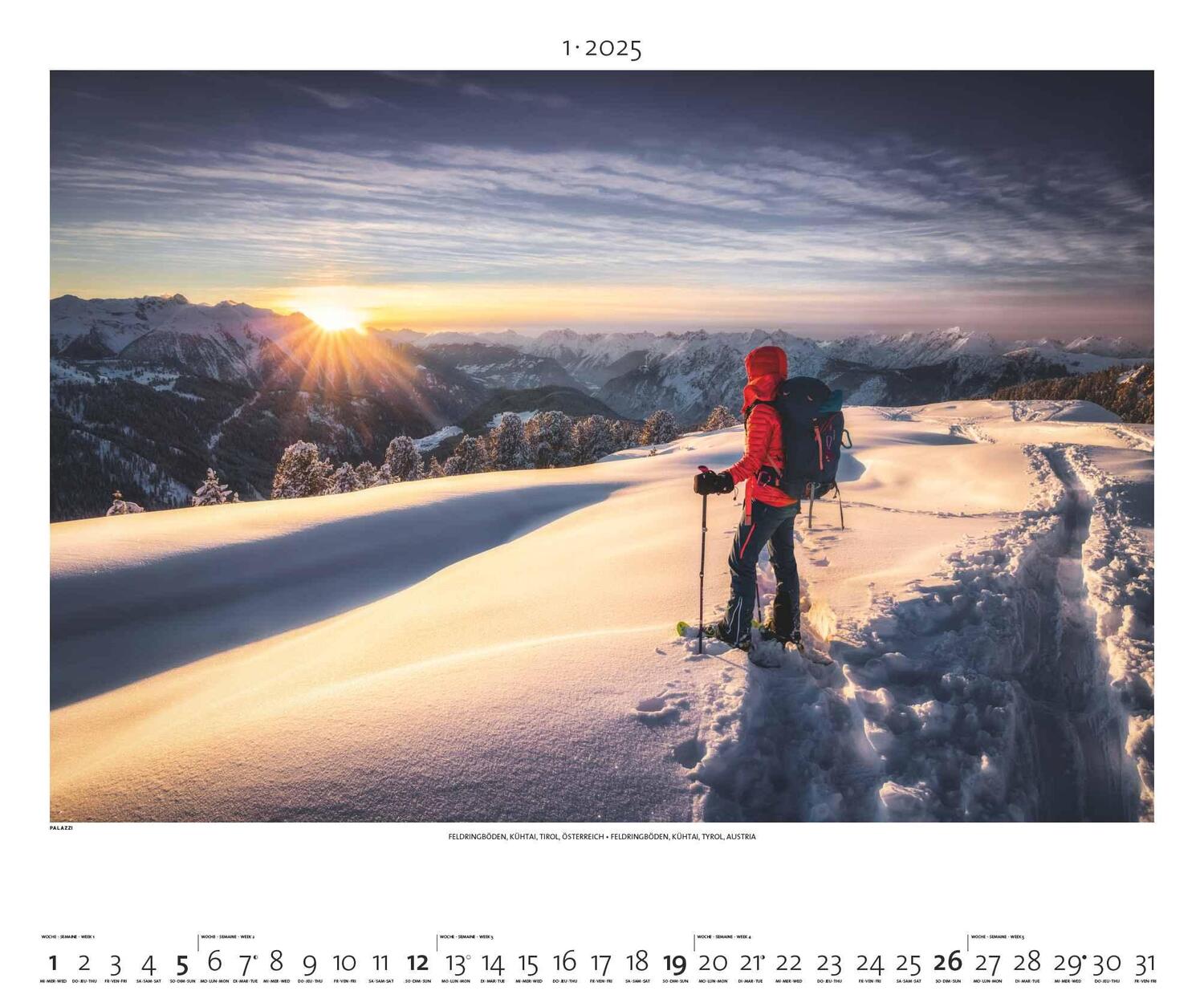 Bild: 4251734300690 | Outdoor 2025 - Foto-Kalender - Poster-Kalender - 60x50 - Natur | 28 S.