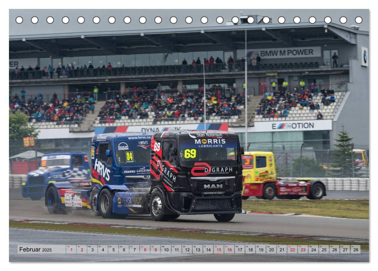 Bild: 9783457159156 | Best of TRUCK RACING (Tischkalender 2025 DIN A5 quer), CALVENDO...