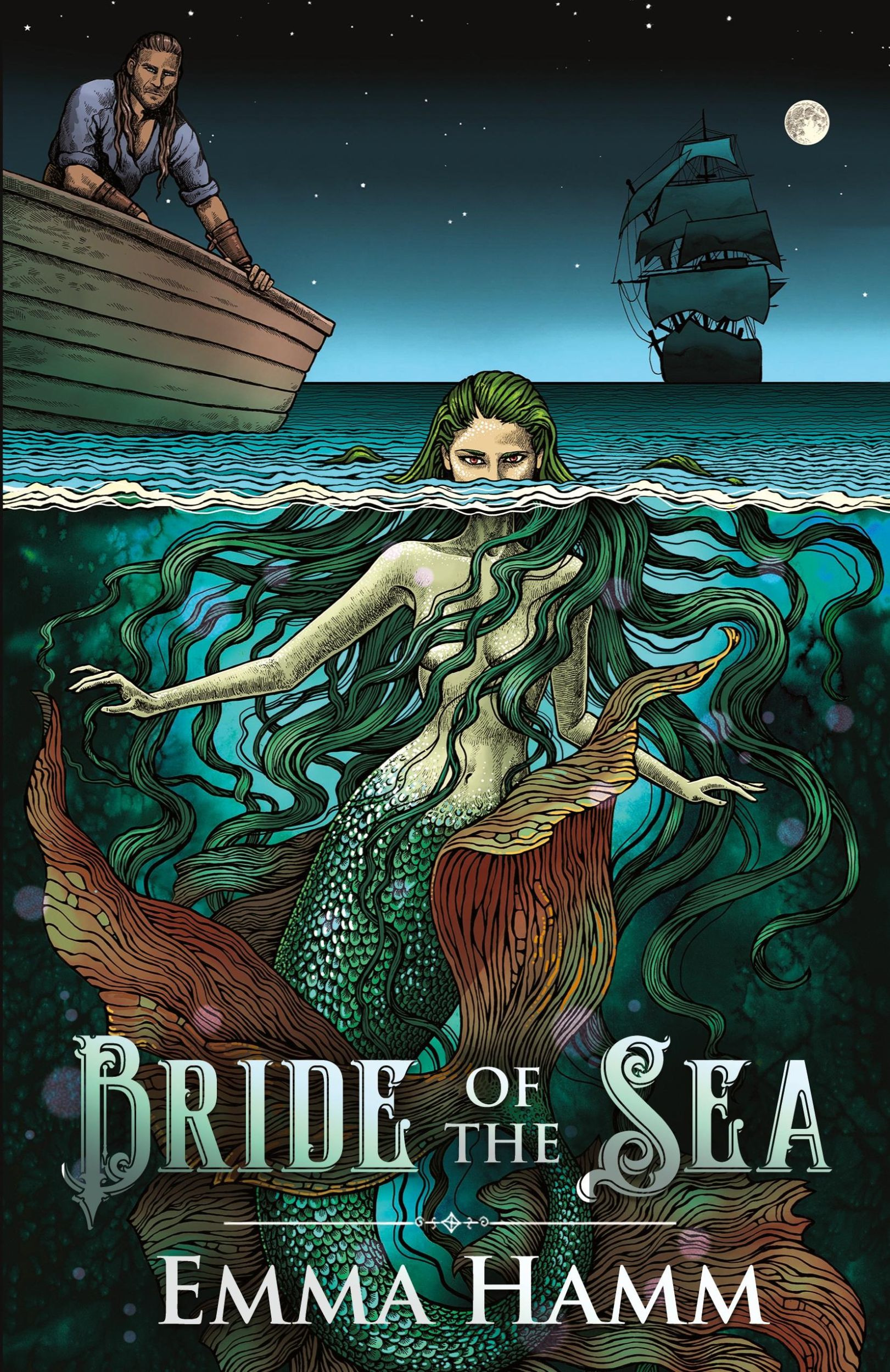 Cover: 9780999424469 | Bride of the Sea | A Little Mermaid Retelling | Emma Hamm | Buch