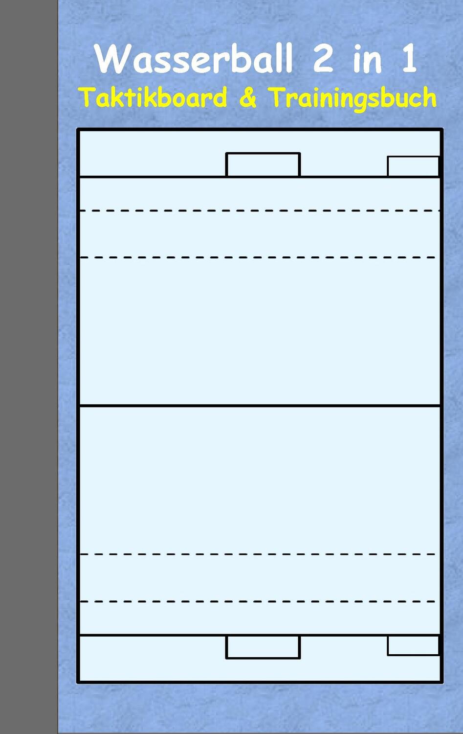 Cover: 9783734748998 | Wasserball 2 in 1 Taktikboard und Trainingsbuch | Theo Von Taane