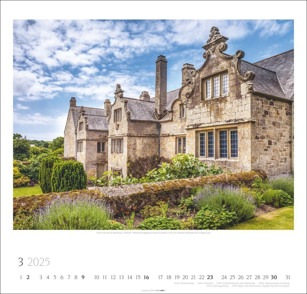 Bild: 9783839900291 | Englische Parks &amp; Cottages Kalender 2025 | Kalender | Spiralbindung